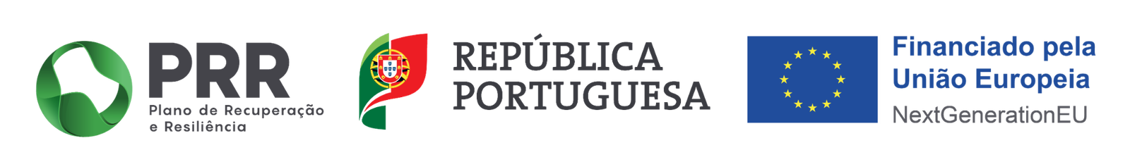 PRR - Plano de Recuperação e Resiliência | República Portuguesa | Financiado pela União Europeia - NextGenerationEU